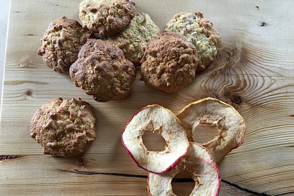 Apfel-Nuss-Cookies