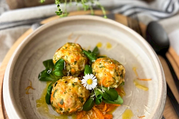 Foto von Karottenknödel