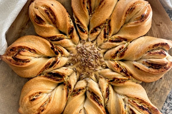 Foto von Brotstern, pikant